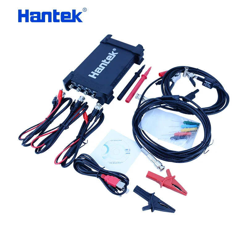 Hantek 6104BE 4 canali 100MHz oscilloscopio automobilistico 1Gsa/s portatile USB PC palmare digitale Osciloscopio strumento diagnostico