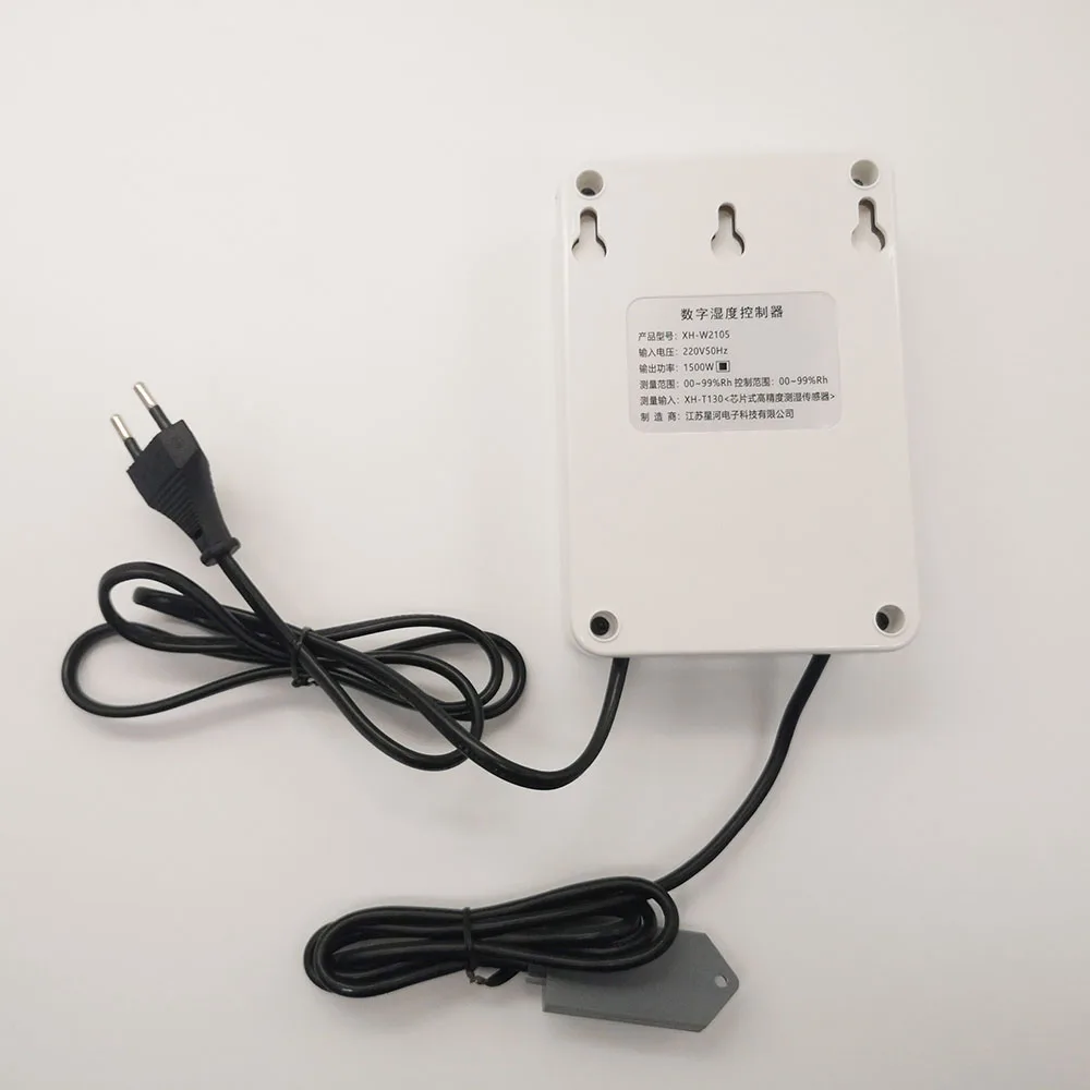 Controlador digital de umidade com conector euro, controle de umidade, umidificador, desumidificador