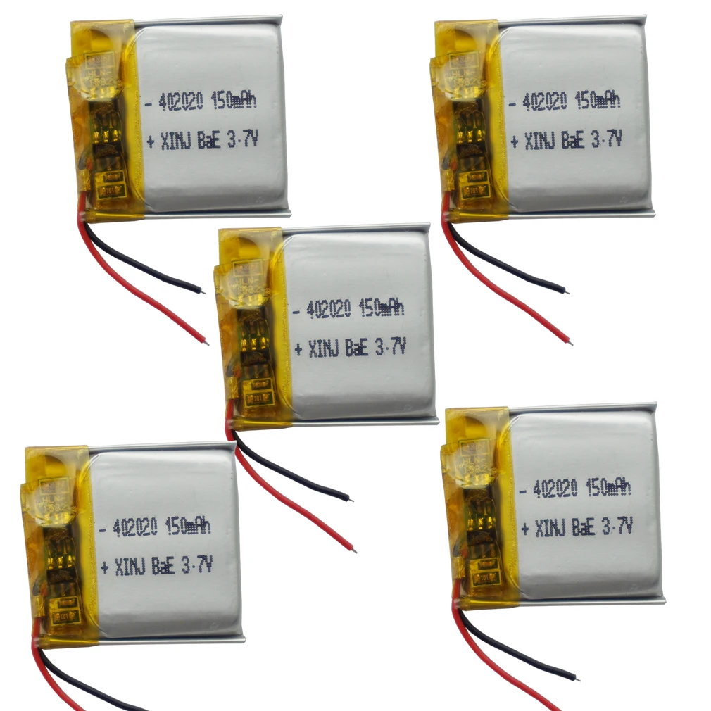 3.7V 150 mAh Polymer Li Battery Lipo 402020 For Mouse GPS Sat Nav Smart Watch Speaker Navigation Baby Monitor Recording Pen