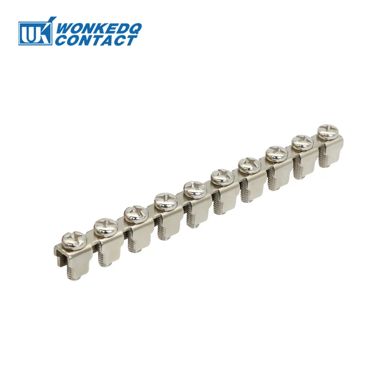 20Pcs FBI 10-15 Fixed Bridge Connect 2/3/10-P For UK35 UIK35 DIN Rail Terminal Block Cross Connector Center Jumper Bar FBI10-15