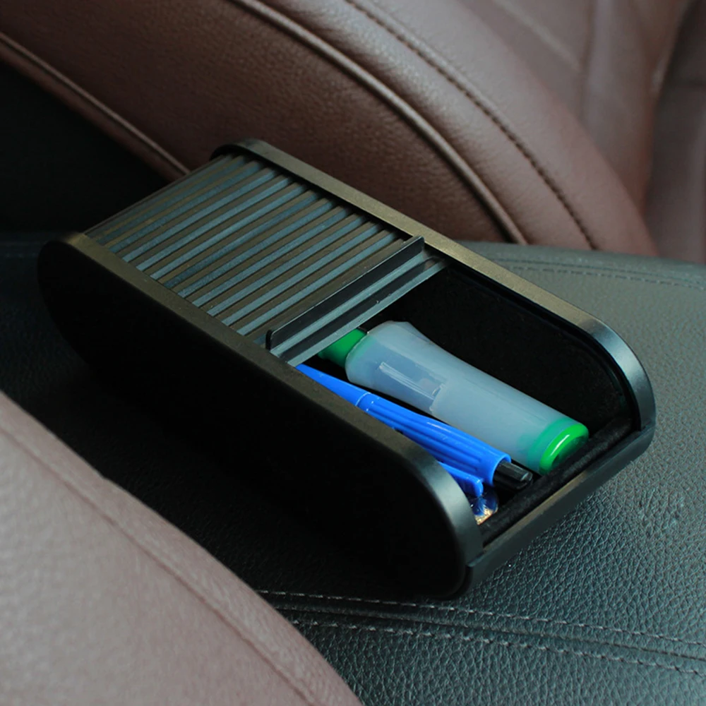 Auto Organizer Storage Case Cell Phone Coin Box Pocket Dashboard Armrest Mounting Truck Off Road 4x4 Car Accessories Interior