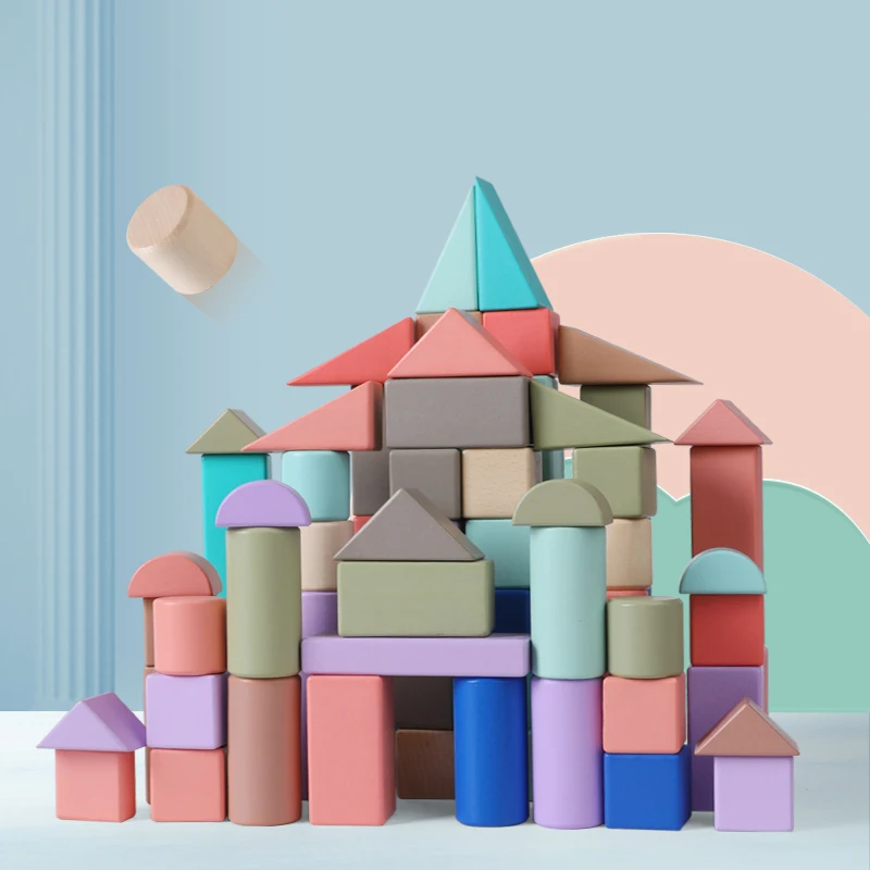 

Kids Building Blocks Toys Geometric Assembling Building Blocks Baby Early Learning Educational Toys Children Birthday Xmas Gift