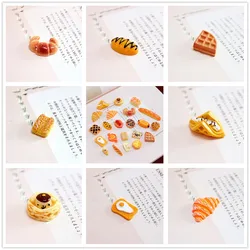 10 pçs casa artesanato mini comida pão ornamento miniatura casa de bonecas decoração acessórios da casa de boneca falso croissant