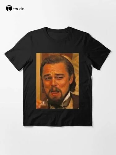 Leonardo Dicaprio Django Laughing Meme Unisex Top T-Shirt, Actor, Funny Shirt Tee Shirt