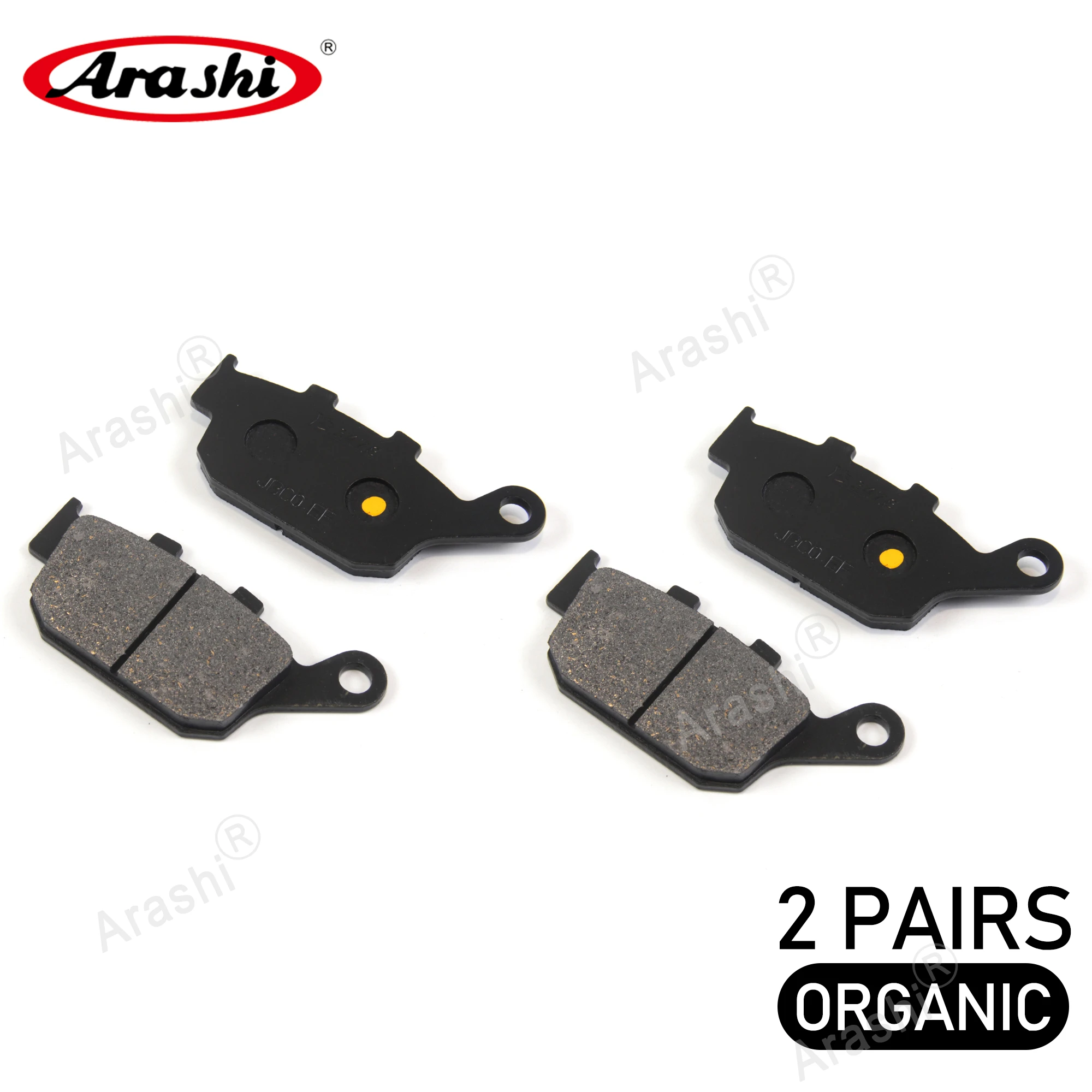 Arashi Rear Brake Pads For HONDA NTV 600 J/K/M Revere 1988 - 1992 Motorcycle Discs Rotors Pad NTV600 1989 1990 NTV600J NTV600K