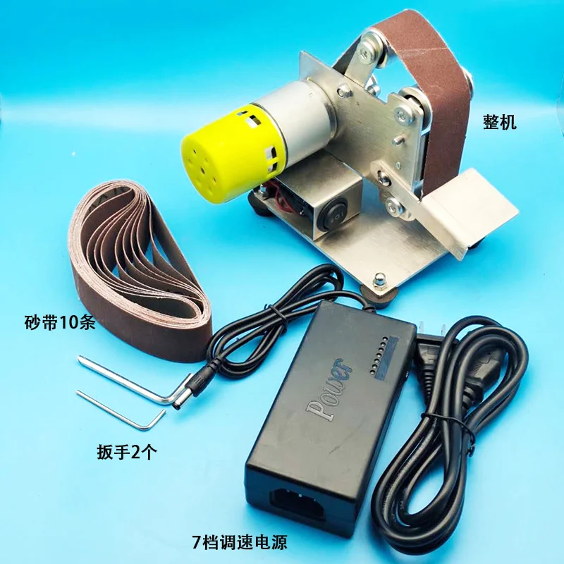 Miniature Mini Abrasive Belt Sharpener Woodworking Grinding Machine Fixed Angle Sharpener Sharpening Machine Home Desktop