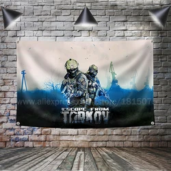 Escape From Tarkov Flag Banner Polyester 90* 150cm Hang On The Wall 4 Grommets Custom Flag Indoor Decoration