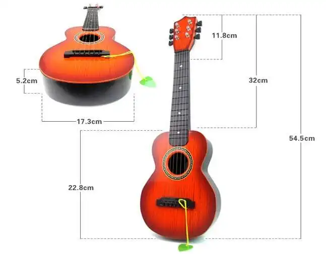 子供のための小さなギターのおもちゃ,教育的な弦楽器,派手な音楽,学習と運動