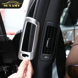 Car Styling Accessories For Mercedes Benz W222 S-Class 2014-2017 Rear B Pillar Air Conditioning Outlet Frame Sticker Cover Trim