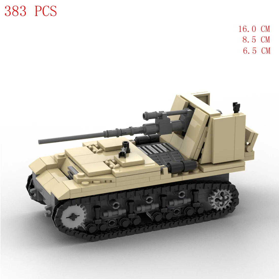 

hot military WWII technical Italy army Self-propelled M41M tank Sicily war vehicles equipment Building Blocks weapon bricks toys