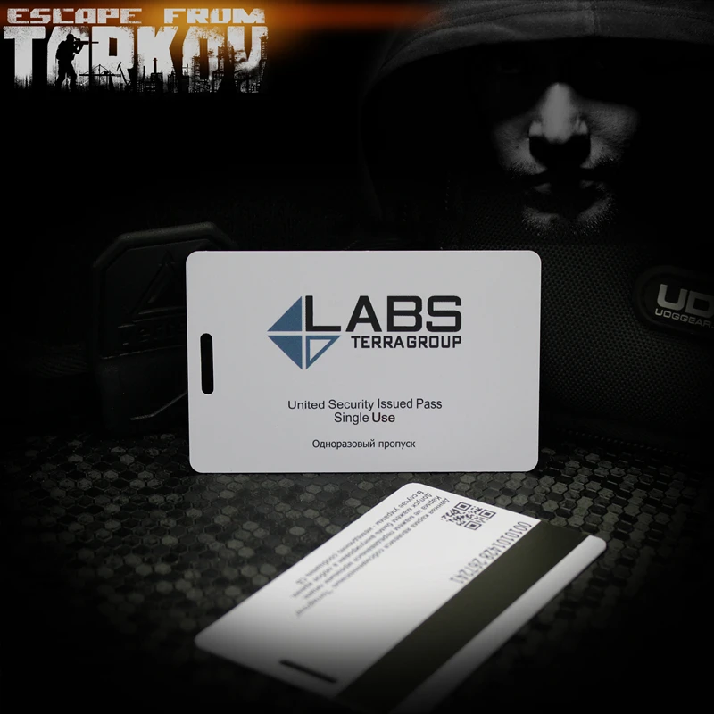Escape from Takov TerraGroup Surrounding Labs Game Collection Key Card Props Model Bus Access Control Pendant Collect Stickers