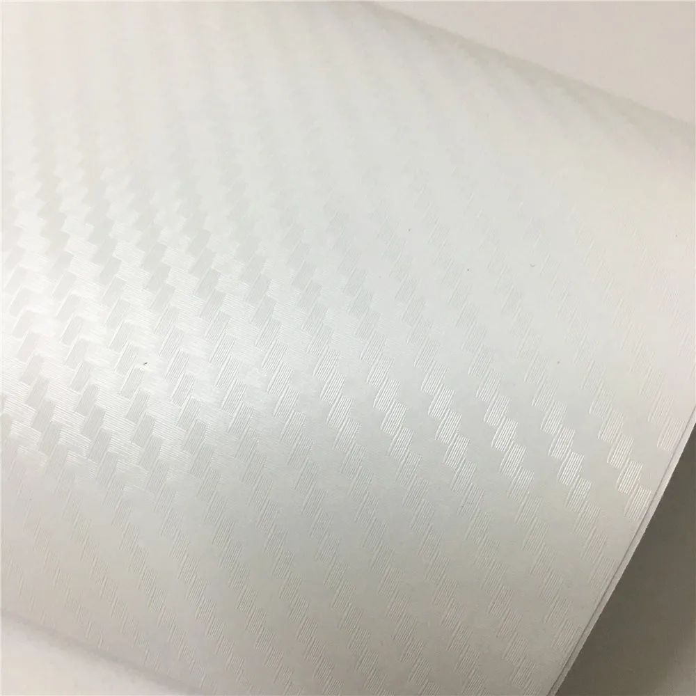 40x100cm 3D Carbon Fiber Vinyl Car Wrap Sheet Roll Film Sticker Decal Sale car styling accessories white/Black color options