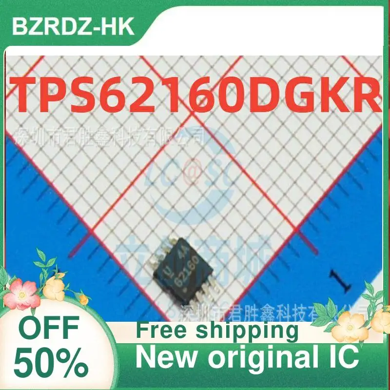 10PCS TPS62160DGKR 62160 MSOP8  TPS62160 New original IC