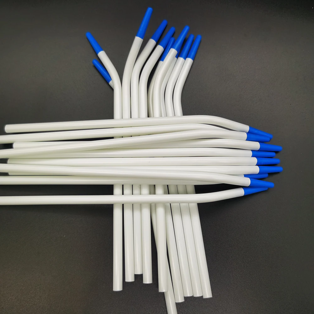 Tandheelkundige Disposable Chirurgische Zuig Tips Lange Slanke Type 20Pcs Zuigbuis