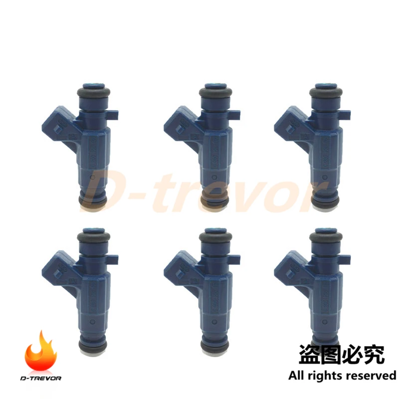 

6pcs Fuel injector nozzle for BYD Geely JAC 0280156166 0 280 156 166