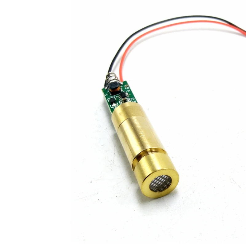 مختبر صناعي APC 450nm 100mw وحدة خط ليزر ديود أزرق نقي 12x35 مللي متر مبيت نحاسي 3.7 فولت-4.2 فولت
