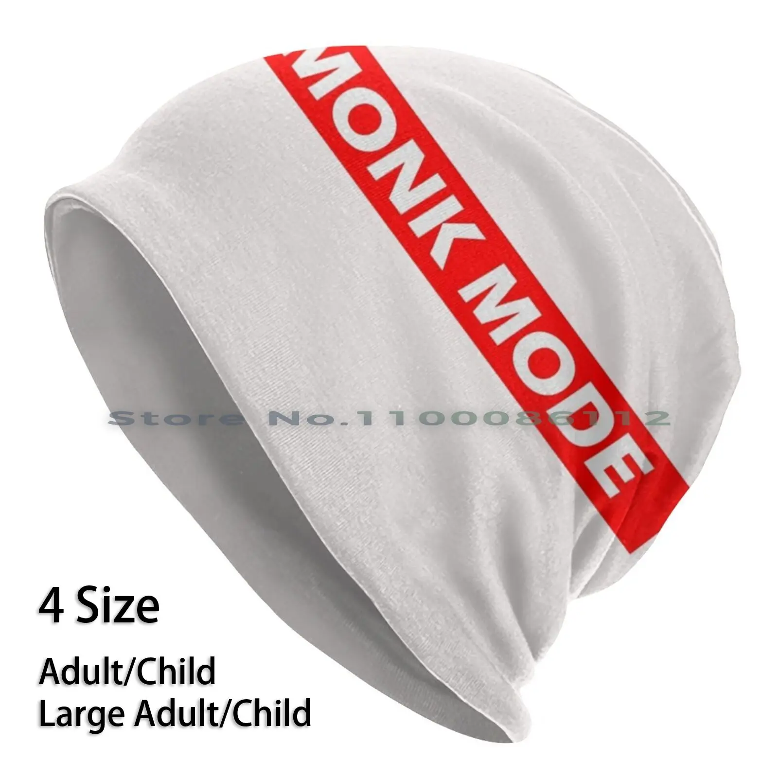 Monk Mode Beanies Knit Hat Retention Nofap Abstinence Kills Love Monk Spirituality Brimless Knitted Hat Skullcap Gift Casual