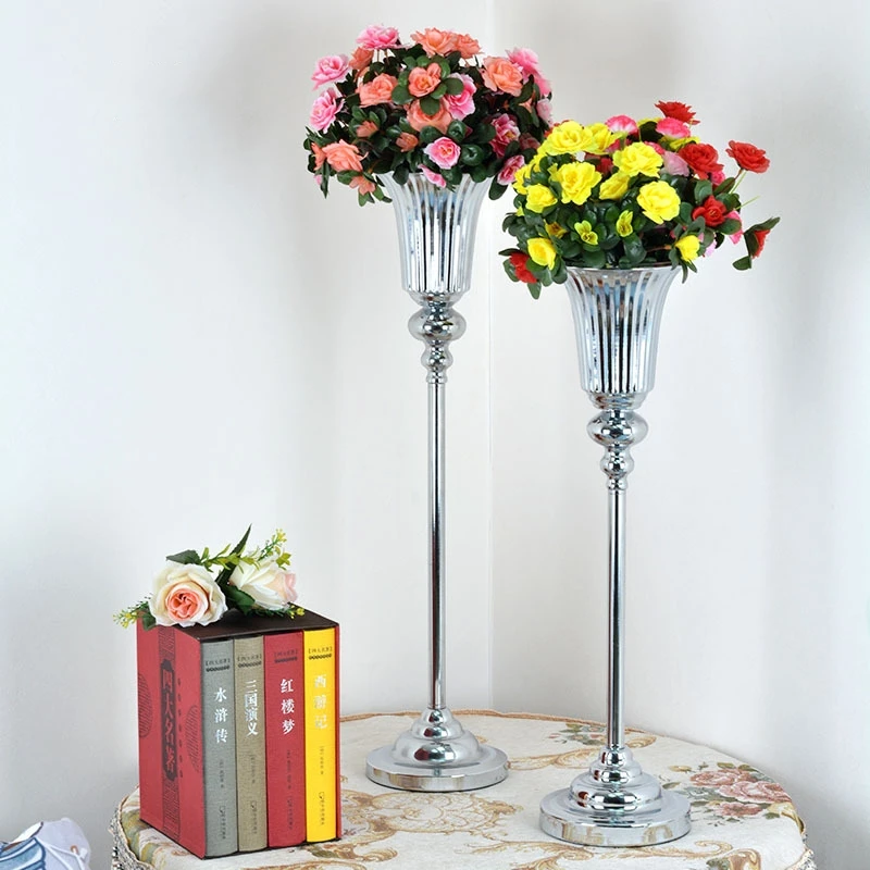 IMUWEN Flower Vase Table Centerpiece Event Flowers Rack  Floor Road Lead Wedding Party Decor