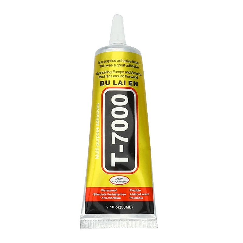 T7000 110ml Glues Multipurpose Adhesives Super Glues  Black Liquid Epoxy Glues For DIY Crafts Glass Phone Case Metal Fabric