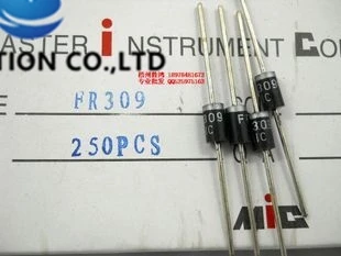 50PCS DO-27 FR309 fast recovery diode in stock 100% new and original