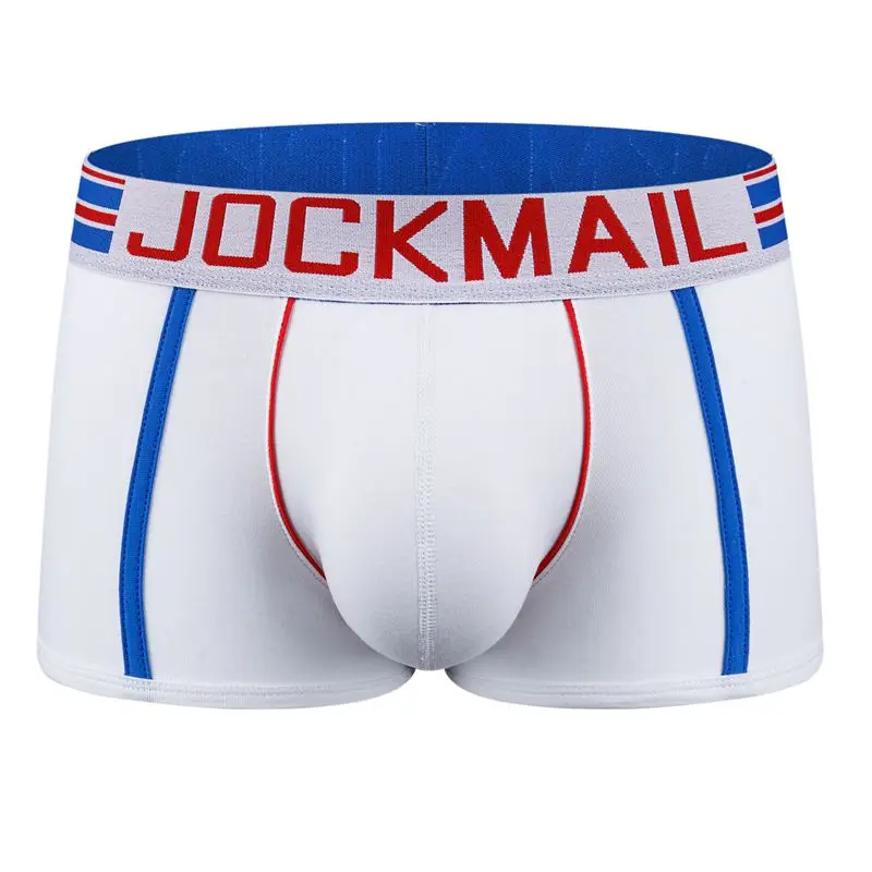 JOCKMAIL 2020 New Sexy Underwear Men Boxer Cueca Gay Male Panties Cotton breathab Men Underpants Pouch Shorts  For Dropshipping