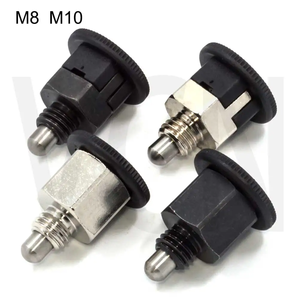 In Stock VCN213 Mini index plunger,Stainless Steel Spring plungers,without locking nut ,M8 M10, FAST SHIPPING