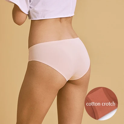 Women's Underwear Seamless Laser Cutting Briefs Cotton Crotch Invisible Traceless Ladies Panties