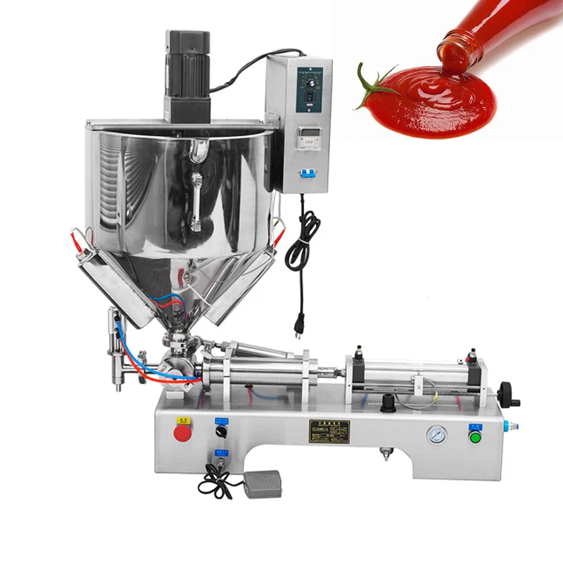 

Single Nozzle Paste Filling Machine 5-5000ml Quantitative Heating Stirring Type Filling Machine