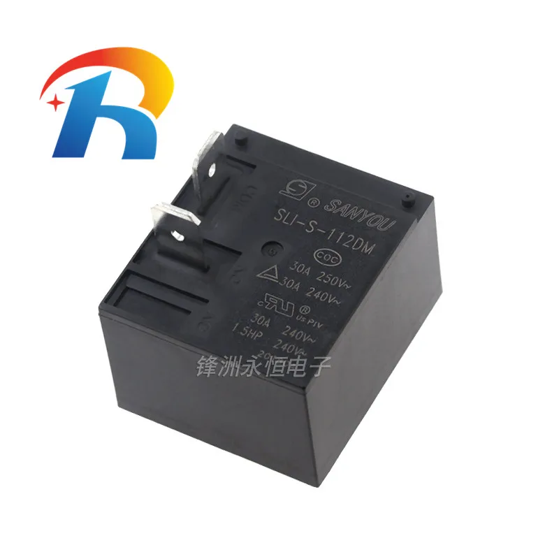 5PCS 100% Original New SANYOU SLI-S-112DM 12VDC SLI-S-124DM 24VDC 30A 4PINS Power Relay