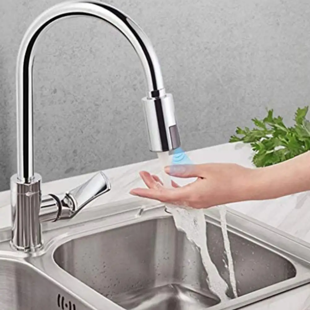 ABS  Eye-catching Non-contact Infrared Sensing Water Saving ABS Tap Practical Water Saving Faucet Portable   for Hotel