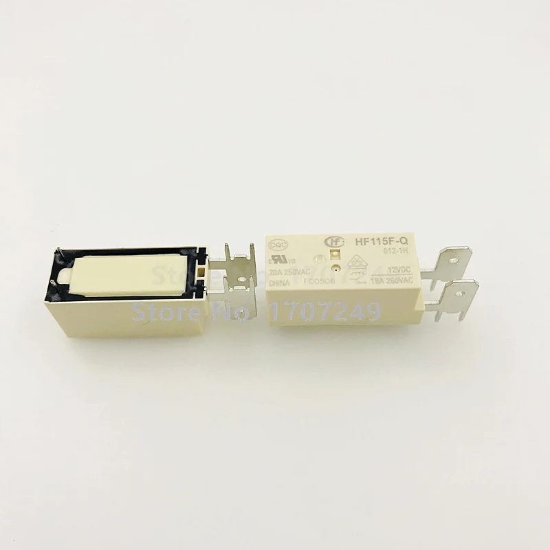 

Free shipping 10Pcs 100% Original New JQX-115F-Q HF115F-Q 012-1H JQX-115F-Q-012-1H HF115F-Q-012-1H 20A 12VDC RELAY