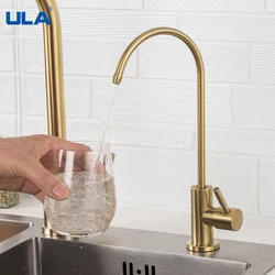 ULA – robinet de cuisine en acier inoxydable, pour purificateur d'eau et d'évier de cuisine, Anti-osmose