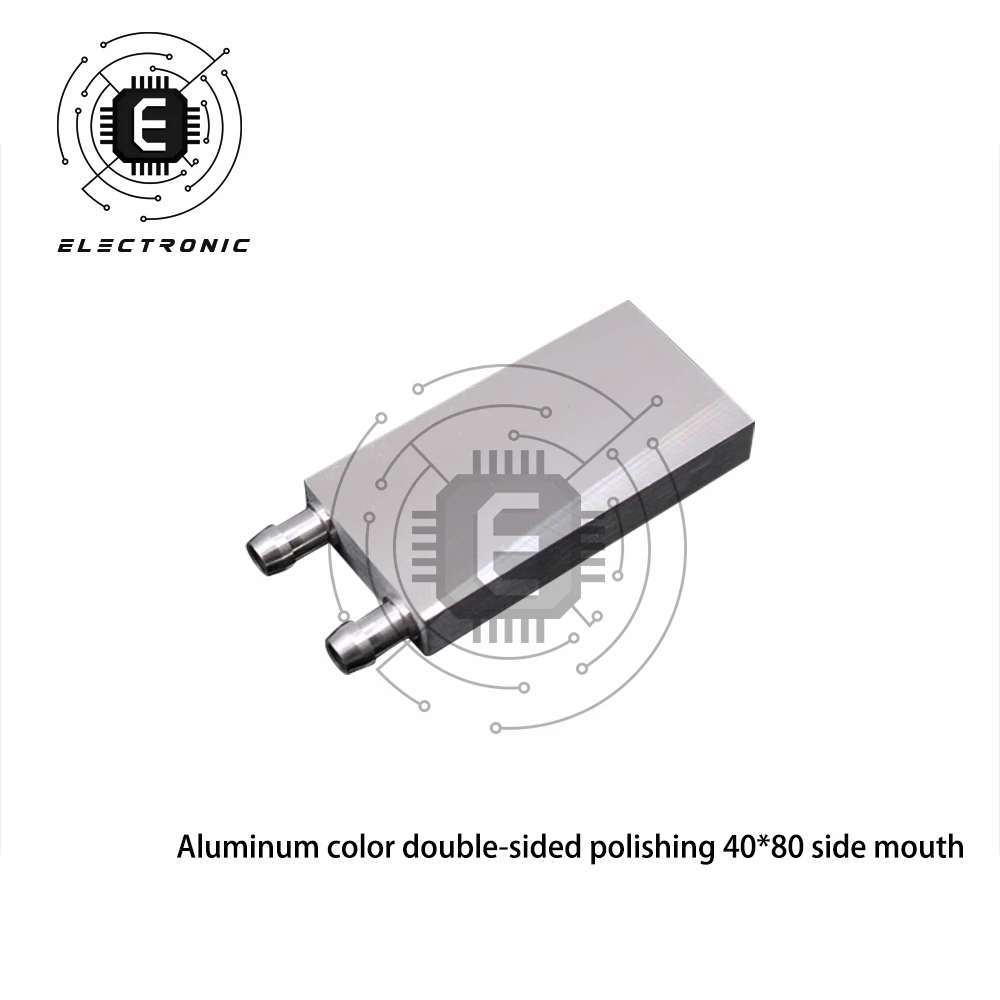 Radiatore a blocchi d'acqua in alluminio 30*30*12mm/40x80x1 2mm/40x120x1 2mm/40x160x1 2mm/40x200x12mm