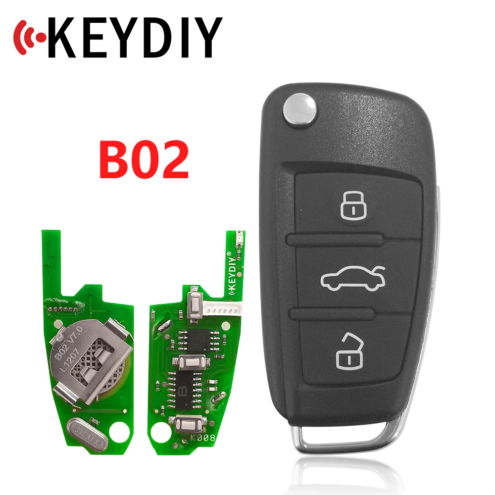 

KEYDIY B Series B02 3 Button Universal KD Remote Key for KD900 KD900+ KD200 URG200 Mini KD Key Programmer