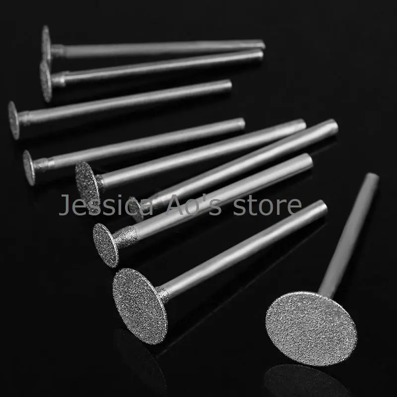 0.5-16mm 28pcs Electric Mill Accessories Diamond Grinding Head Metal Surface Polishing Jade Stone Carving Tool Burr Smoothing