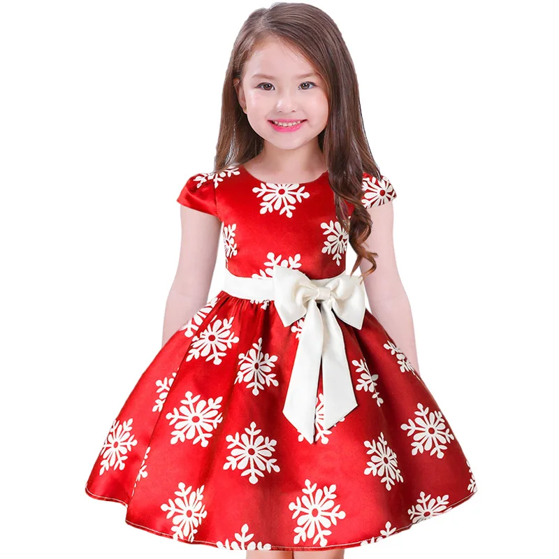 

Children Clothing Girls Princess Christmas Kids Dresses For Baby Girls Infant Kids Flower Wedding Party Verstidos Dress Clothes