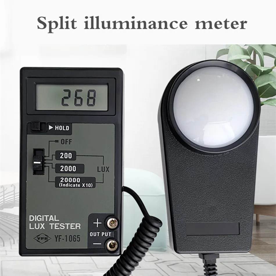 Digital Illuminance Meter High Precision Photometer Test Luminosity Brightness