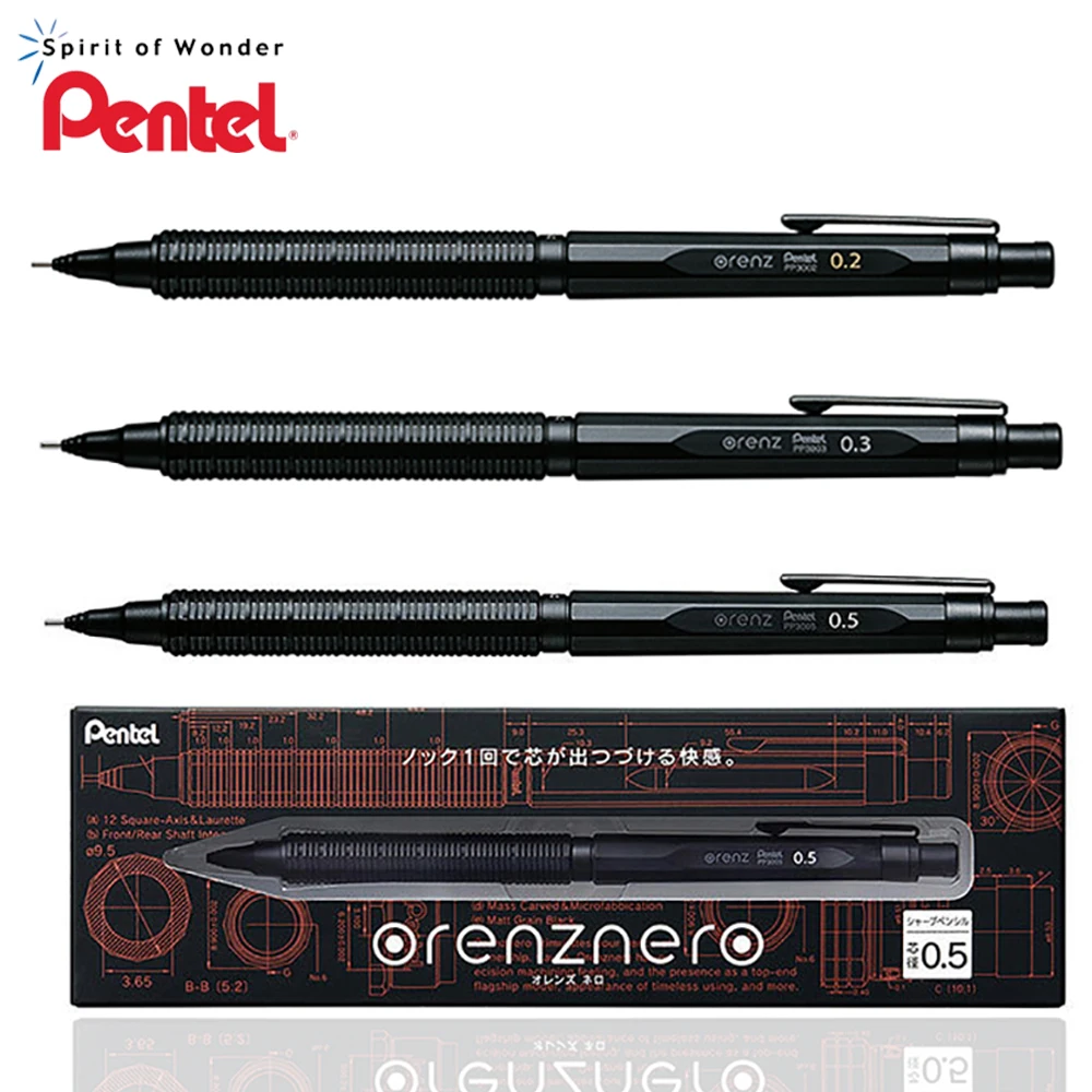 

Japan Pentel Mechanical Pencil PP3003-A 0.2mm/0.3mm/0.5mm Anti-Breaking Automatic Core Drawing Pencil 2021 School Supplies