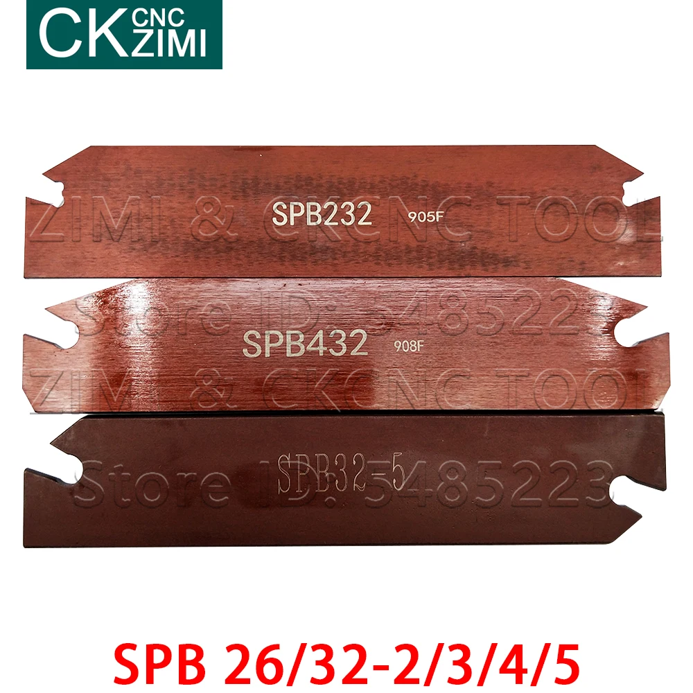 SPB26 - 2/ 3/ 4/ 5 SPB32-2/ 3/ 4/ 5 Set 그루 빙 SPB 슬롯 및 커팅 인서트 선반 SP200 SP300 SP400 용 CNC SPB 공구 홀더