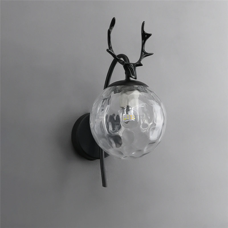 Imagem -03 - Nordic Deer Wall Lamp For Home Luzes Led Modernas para Sala de Estar Lâmpadas de Parede Modelo Designer Decoração do Quarto Iluminação Antler