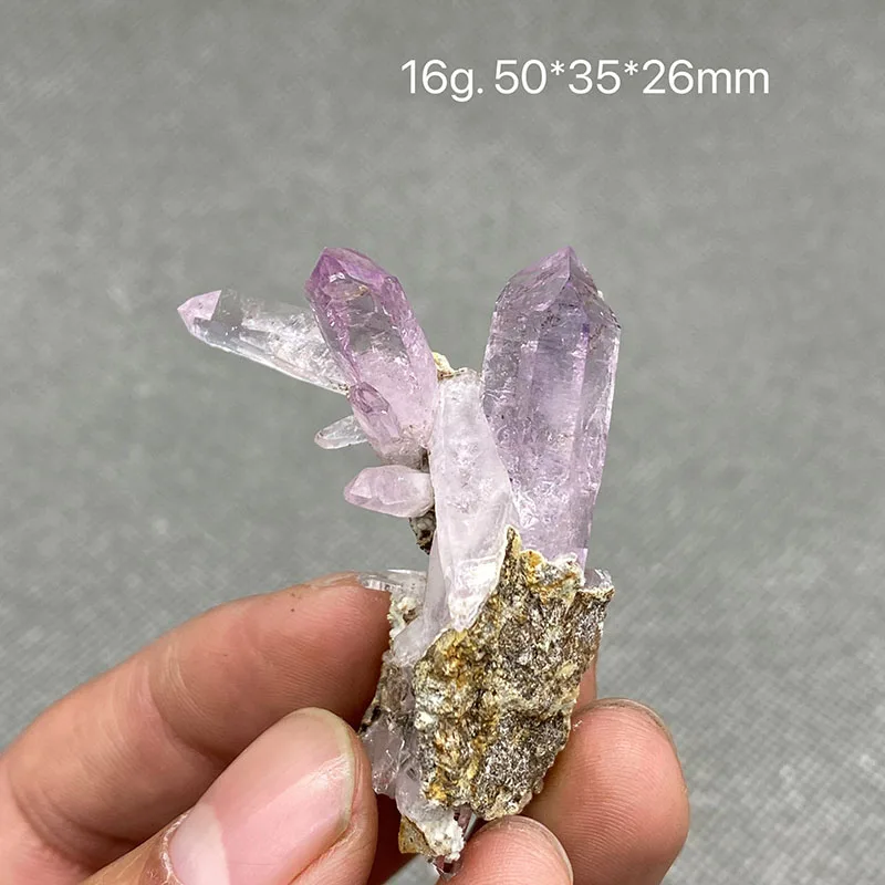 

100% Natural Rare Mexico Cruz Double head crystal amethyst mineral specimen Quartz Crystal Cluster