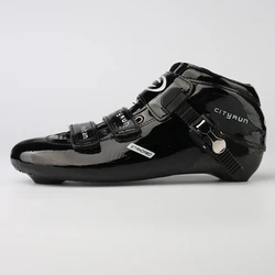 Up Speed Patins Inline Botas, Fibra De Carbono Sapatos Superiores, Corrida Profissional Patinação Patines Bota, Semelhante ao Powerslide F043, Cityrun-2