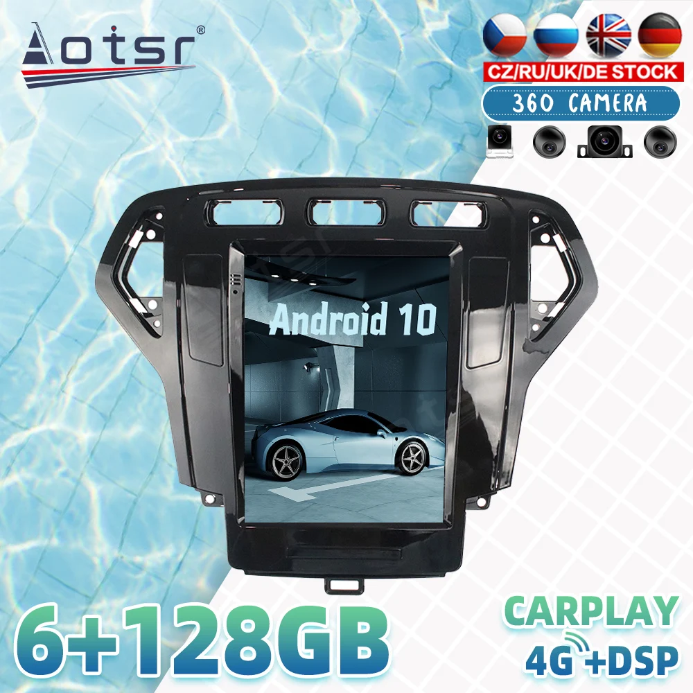 

For Ford Mondeo MK4 2007-2010 Android Car Radio Player GPS Navigation 360 Panoramic Cam Auto Stereo Multimedia DSP Carplay 4G