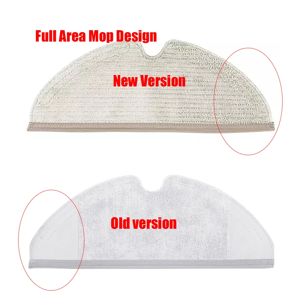 Vacuum HEPA Filter Main Brush Mop Cloth Side Brush Parts For XiaoMi Roborock S50 S51 S55 S5 Max S6 S60 S6 Pure S6 maxV E25 E35