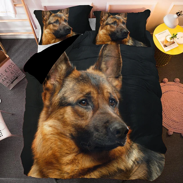 New 2023 3D Printed Bedding Set Cute Pet Dog Animal Duvet Cover Sets Bed Linen For Adults Children Bed Cover Luxury Home Textile