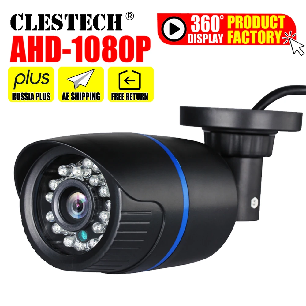 

HD 3000TVL полностью AHD CCTV камера Sony-imx323 720P 960P 1080P Цифровая 2MP водонепроницаемая IP66 наружная камера видеонаблюдения