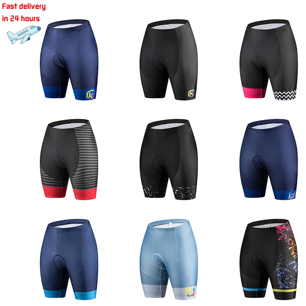 2022 Women's Professional Short Pants Clothing MTB Road Cycling Shorts Quick-Drying Uniform Breathable Men's Pink Gel Pad Summer