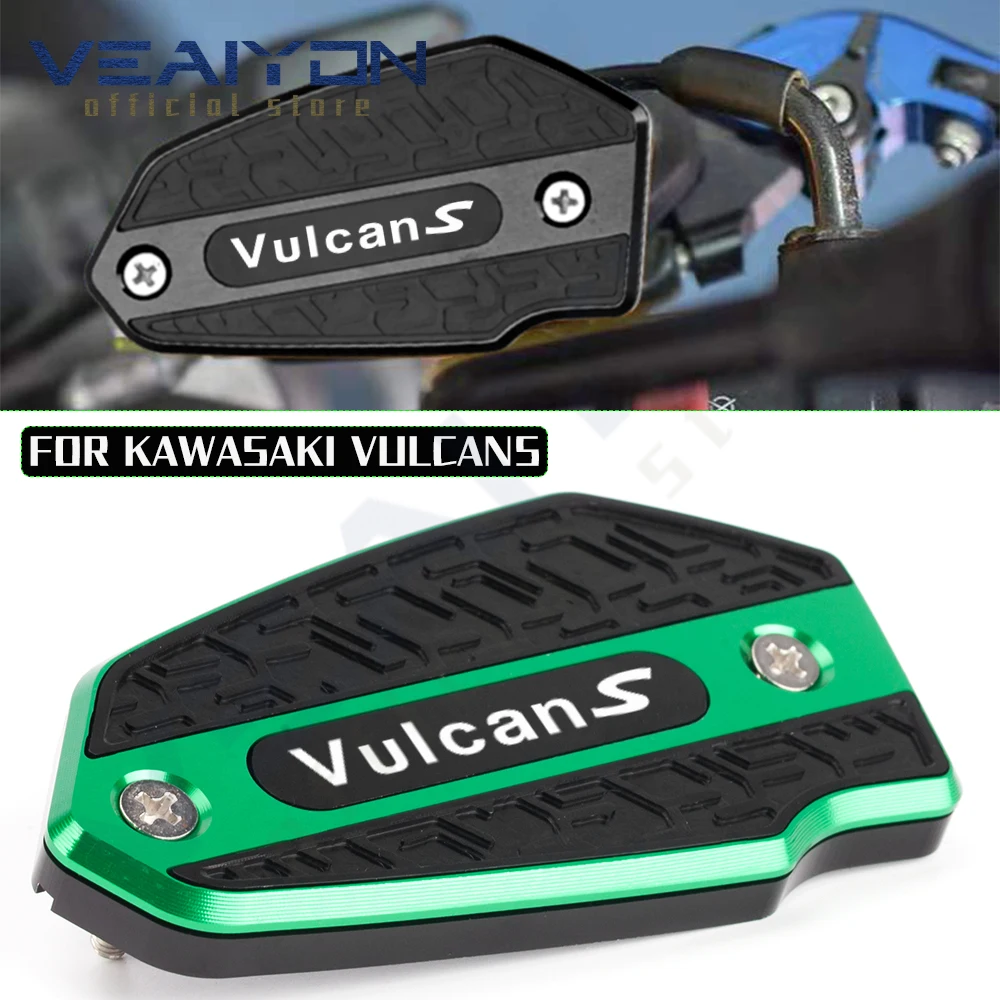 

High-Quality Motorcycle Accessories Brake Fluid Tank Cap For KAWASAKI Vulcans VN650 EN650 Fluid Reservoir Cover 2015 2016 2017