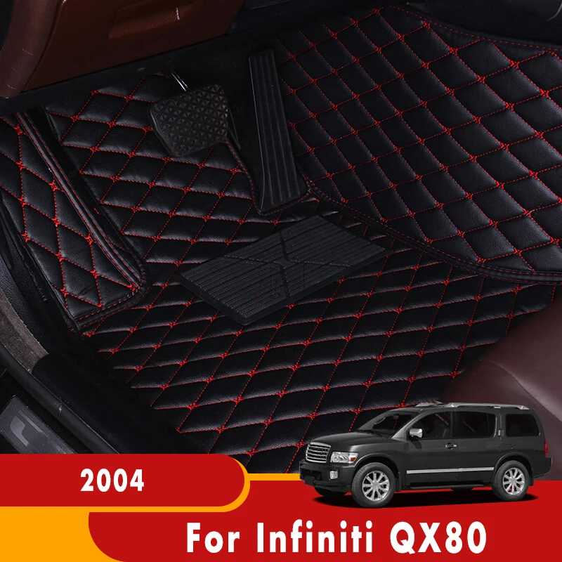 

For Infiniti QX80 2004 Car Floor Mats Auto Interiors Parts Automobiles Styling Floorliners Dash Artificial Leather Waterproof