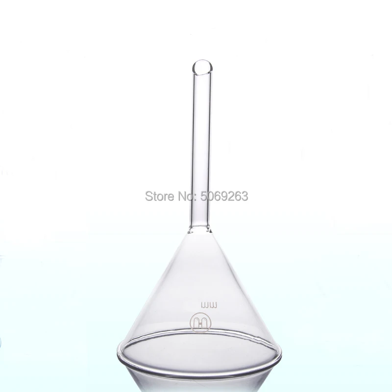 

1Pc 60mm Transparent borosilicate Glass Triangle Funnel Laboraotry Filtering tools Chemistry Educational Stationery